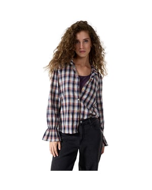 Tramontana Blouse aubergine noir