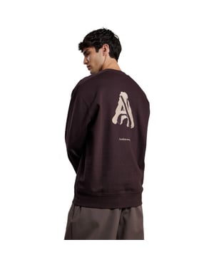 Aeden Runey sweater white cap grey
