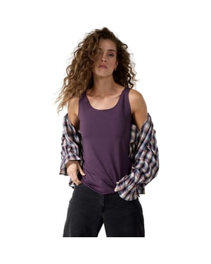 Tramontana Top aubergine noir