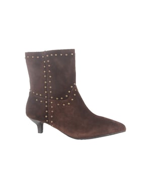 La Strada 2580895-0220 dk brown dames enkellaarzen gekleed