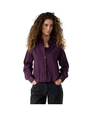 Tramontana Top aubergine noir