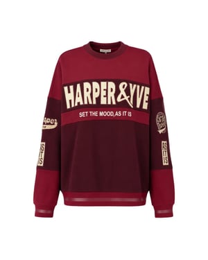 Harper & Yve Ace-sweat ruby red