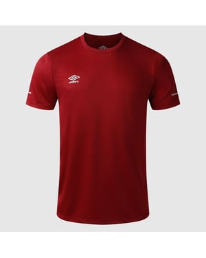 Umbro Sportief T-shirt met ronde hals voor heren (Rood)