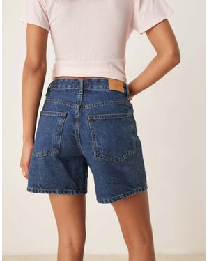 Gina Tricot denim shorts in midwash blue