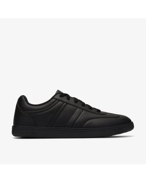 Fosse Tie Black Trainers