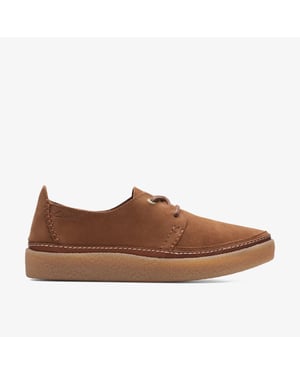 Oakpark Lace Cola Suede Shoes