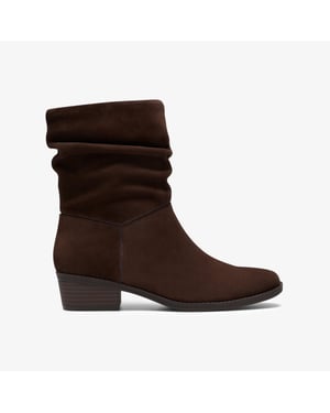 Danyelle Ruby Dark Brown Suede Boots
