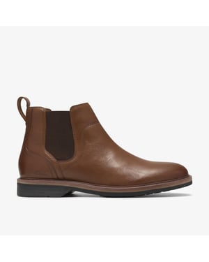 Pitney Top Dark Tan Lea Boots
