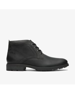 Emmet Chukka Black Leather Boots