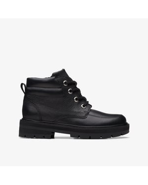 Prague Zip K. Black Leather Boots