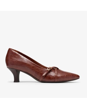Kepley Star Dark Tan Croc Shoes