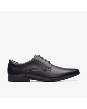 Sidton Lace Black Leather Shoes