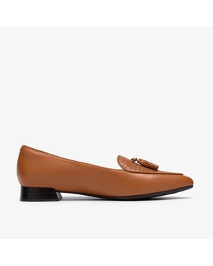 Natalyn Quartz Tan Croc Shoes