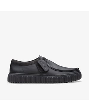 Torhill Lo Black Leather Shoes