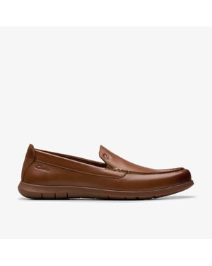 Flexway Step Tan Leather Shoes