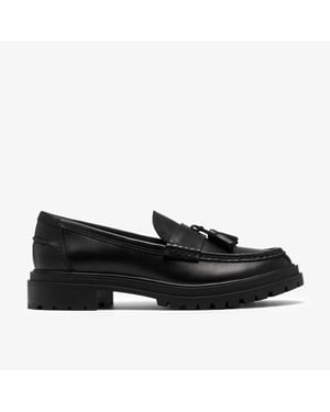 Brena Edge Black Leather Shoes