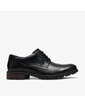 Emmet Lace Black Leather Shoes