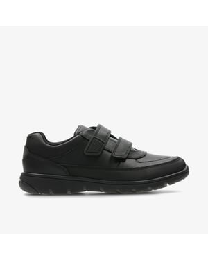 Venture Walk Black Leather Shoes