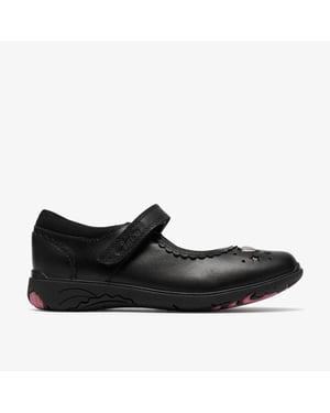 ReldaHeart K. Black Leather Shoes