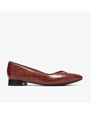Natalyn Wish Dark Tan Croc Shoes