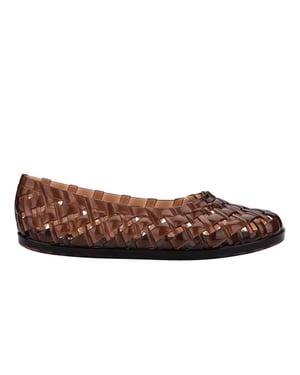 Possession Ballerina Flats in Brown