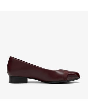 Juliet Monte Burgundy Leather Shoes