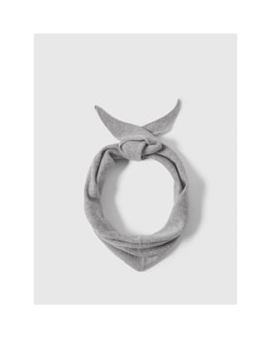 Selected Femme slwmaria narrow cashmere scarf noos 16095351 light grey melange