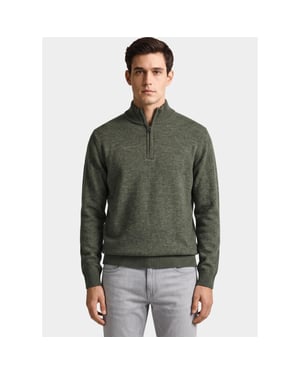 Bos Bright Blue Half zip 1111/40438 green