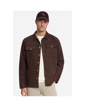 No Excess Heren overshirt 33510903sn 042 dark brown