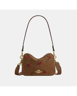 Mini Carey Crossbody Bag With Cherry Embroidery