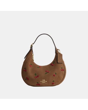 Emily Shoulder Bag With Cherry Embroidery