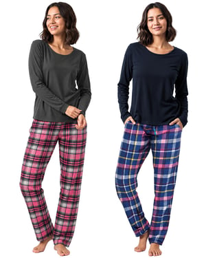 Kruze | 2 Pack Ladies Pyjama Set