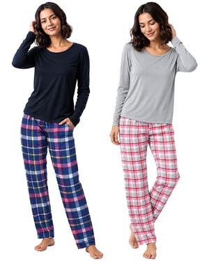 Kruze | 2 Pack Ladies Pyjama Set