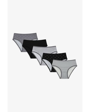 Stars Star Patterned 5-Pack Panties