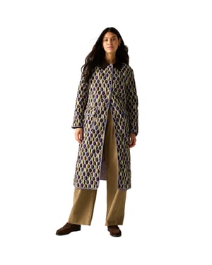 Regatta Womens/Ladies Orla Kiely Oval Quilted Jacket (Multicoloured)