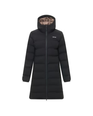 Regatta Womens/Ladies Altoro Longline Padded Jacket (Black/Mocha)