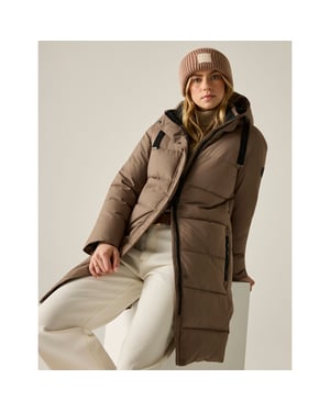 Regatta Womens/Ladies Eryn Padded Jacket (Mocha/Black)