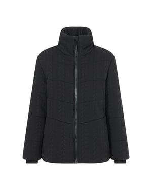 Regatta Womens/Ladies Amaryl Cable Knit Padded Jacket (Black)