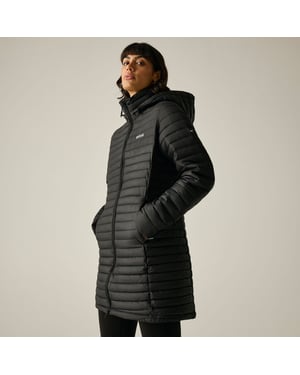 Regatta Womens/Ladies Selenar Quilted Long Jacket (Black)