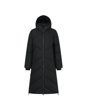 Regatta Womens/Ladies Merida Long Length Padded Jacket (Black)