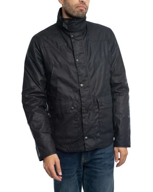 Barbour Reelin Wax Jas, Blauw
