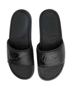 Nike Benassi JDI Sliders Sandals Mens Black