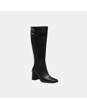 Heeled Buckle Boot