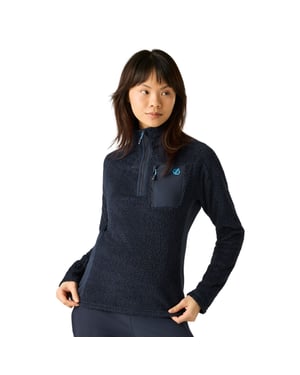 Dare 2B Levitate technisch fleecejack met halve rits voor dames (Marine)