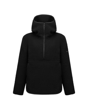 Regatta Womens/Ladies Elindra Water Repellent Half Zip Fleece (Black)