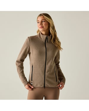 Regatta Womens/Ladies Elzie Fleece Jacket (Mocha/Soft Taupe)