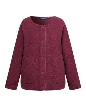 Regatta Womens/Ladies Lea Borg Snap-Front Fleece (Fig)