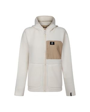 Dare 2B Womens/Ladies Firn Borg Hooded Fleece (Egret)