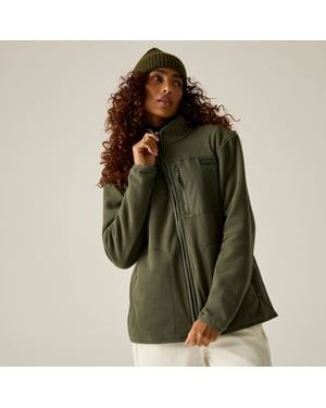 Regatta Womens/Ladies Frankie Full Zip Fleece (Dark Khaki)
