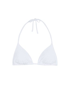 Chelsea Peers Bikinitop voor dames met gedraaide driehoekige bovenkant (Wit)